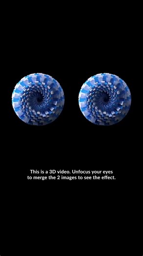3D scroll (parallel view) Focus your eyes past your screen to merge the Left and Right images. You will now see 3 images. The middle is in 3D. Can you see it? 😳
