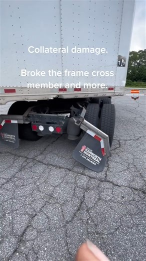 Trailer Sinks Into Pavement, Lifts Axles and Causes Severe Damage #AmericanTruckDrivers #StuckTruck #TrailerDamage #RoadFailure #TruckRecovery | American Truck Drivers