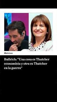 Bullrich defends Javier Milei’s admiration for Margaret Thatcher