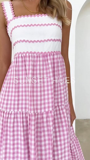 8.6K views · 11 reactions | Sunset Hues https://ginghamandheels.com/collections/summer-soiree #newarrivals #new #justlanded #fashion #ginghamandheels | Gingham and Heels | Facebook