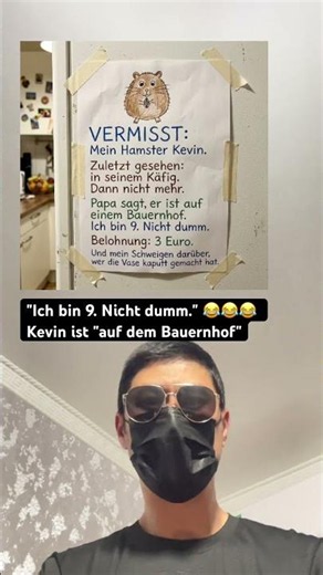 Dieser Vermisst-Zettel eines 9-Jährigen ist zu clever 😂