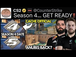 Valve's CACHE & Season 4 TEASE, DATE & Map Pool Change, NiKo: "FIX CS", FalleN retirement | CS2 News
