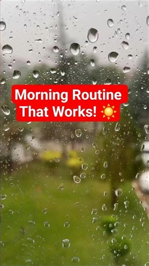 Healthy Morning Routine Habits | Start Your Day Right 🌞