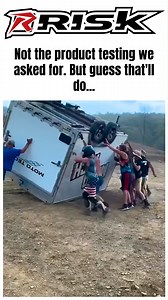 How are those bikes defying gravity you might ask? The Lock-N-Load Transport System from RISK RACING is how... #motofails #crash #motovan #dirtbikefails #lockednloaded #riskracingmoto | Risk Racing