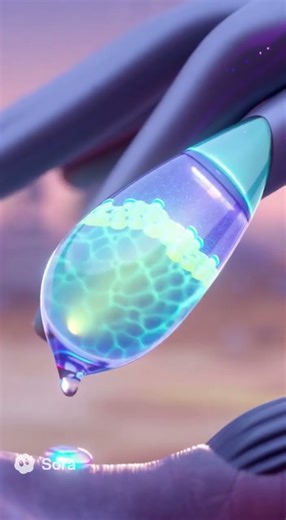 ASMR Alien Foot Spa | Iridescent Gel & Bioluminescent Massage