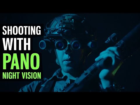 Shooting with GPNVG-18 Panoramic Night Vision