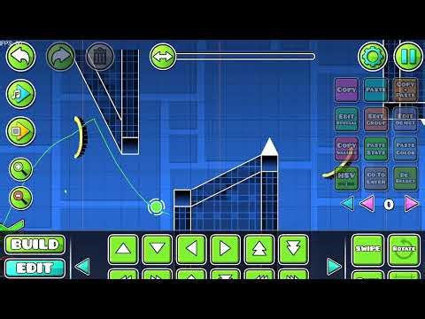 Building a Level (Geometry Dash)