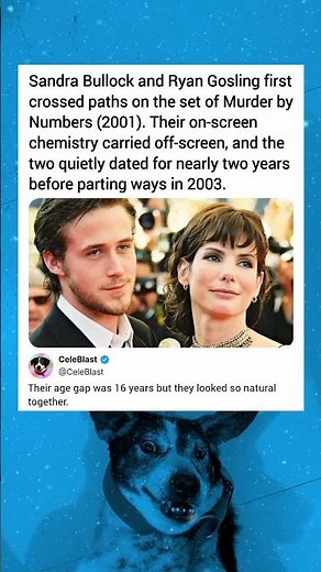 Sandra Bullock and Ryan Gosling first crossed paths on the set of Murder by Numbers (2001).