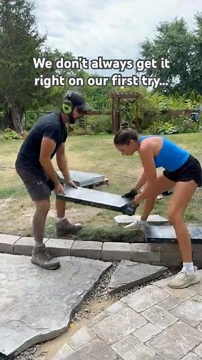 This could have ended very badly #diyprojects #backyard