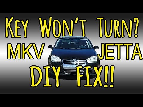 VW MKV Jetta Ignition Cylinder Steering Lock FIX!