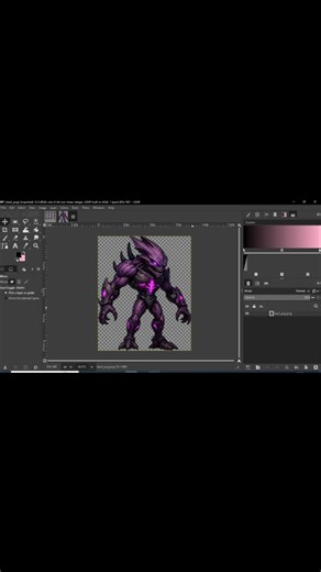 COMO ANIMAR SPRITE 2D USANDO GIMP + SPRITERPRO | FERPA GAMES #shorts