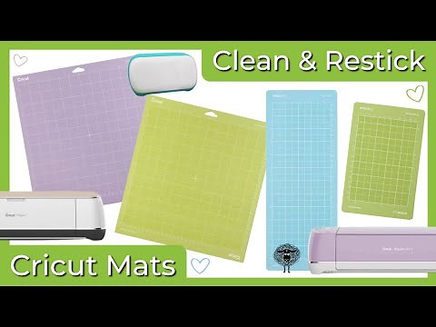 How to Clean & Restick Your Cricut Mats