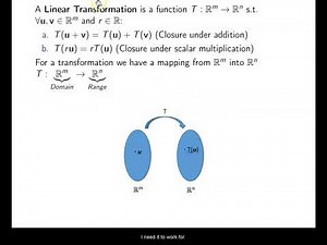 Ch. 3.1 Linear Transformations
