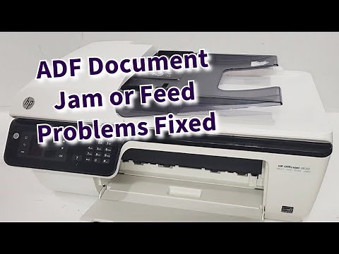 How To Fix ADF Feeder Problems on HP Officejet 2620 Printer