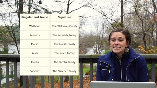 How To Make Your Last Name Plural