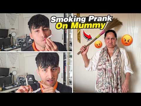 Mummy Ke Saamne Smoking Prank😡Galat Ho Gaya!