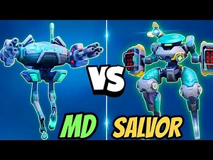 Salvor vs MD - Best Healing Mech - Mech Arena