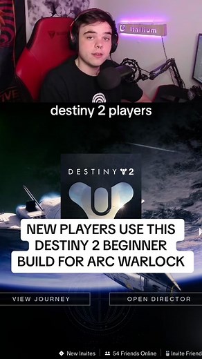NEW PLAYERS USE THIS DESTINY 2 BEGINNER BUILD FOR ARC WARLOCK #CapCut #destiny2 #destiny2memes #fyp #seasonofthedeep #lightfall