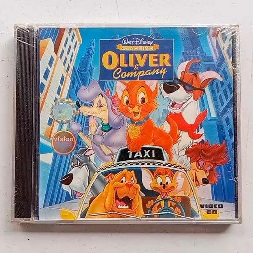 Oliver & Company Animated 1988 VCD Video CD