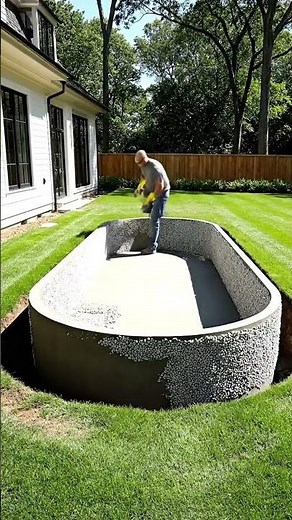 Standard Oval Pool Construction 🛠️