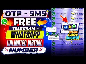 Get FREE VIRTUAL Phone NUMBER for WhatsApp, Telegram, OTP & SMS | Free Virtual WhatsApp Number