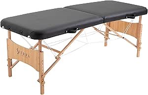 Master Massage Standard Argo Portable Massage Table, 1 count (pack of 1), Black