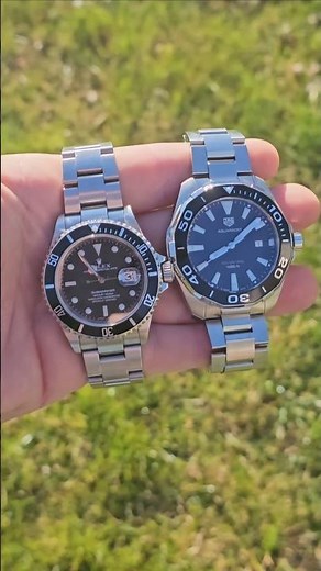 Rolex Submariner Date 16610 vs TAG Heuer Aquaracer WAY101A – Luxury Icon vs Ultimate Tool Watch