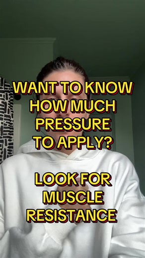 I get asked about pressure a lot, and it can be a hard thing to communicate. Here is how you know if you are applying effective pressure for muscle RELEASE!! #deeptissue #educational #therapeuticmassage #fyp #musclerelease