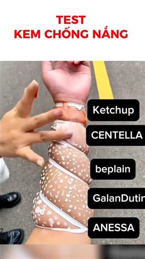 TESTING LEVEL MAX UV PROTECTION SUNSCREEN ON MY HAND #beauty #cosmetics #skincare #sunscreen