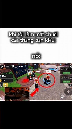 Khi tôi làm mất chuỗi thằng bạn kiểu. #roblox#meme#shots