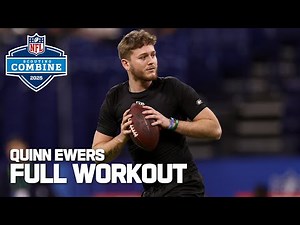 Quinn Ewers' 2025 NFL Scouting Combine workout