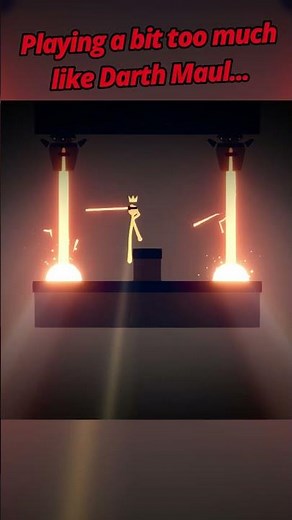 If a broke Darth Maul played stick fight 💀?? #shorts