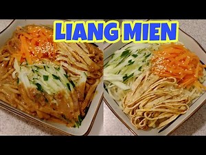 LIANG MIEN. MIE DINGIN ALA TAIWAN (TAIWANESE COLD NOODLE/ 凉面)