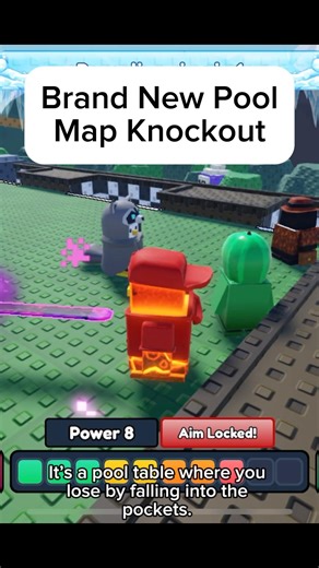 Brand New Pool Map Knockout #knockout #robloxknockout #roblox
