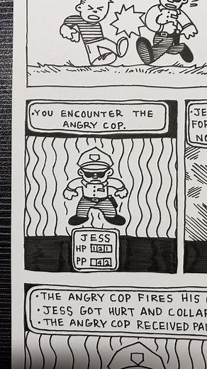 Earthbound Comic Tribute Incident: Cops Involved