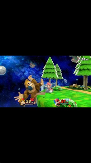 “Hey Donkey Kong, are you okay?” 🪠 #supersmashbros #smashbros #gaming #mario