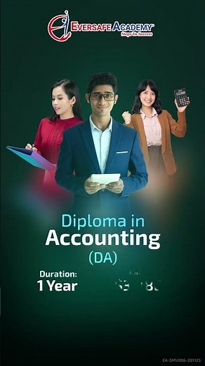 Build a Strong Career in Accounting! 💰 Enroll in Diploma in Accounting (DA) – 1 Year Course #diploma
