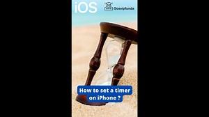 How to set a timer on iPhone?