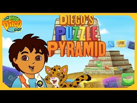 Go Diego Go: Diego's Puzzle Pyramid Gameplay (Browser Game)