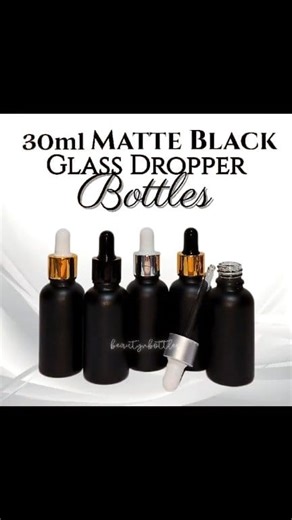 Class never goes out of style 🖤 Introducing our 30ml Matte Black Glass Dropper Bottles — a perfect match for your premium skincare and serum line. Matte finish for that luxe feel, glass quality for that lasting impression ✨ Available now at BeautynBottles — where premium packaging is made simple. #BeautynBottles #PackagingSupplierPH #SkincarePackaging #DropperBottlesPH #AestheticPackaging #premiumpackagingmadesimple | Beautynbottles