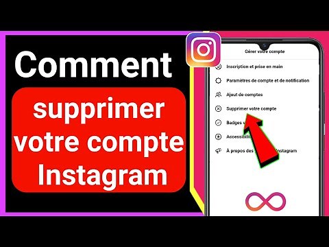 Comment SUPPRIMER son Compte INSTAGRAM (Android & iPhone) || Nouvelle mise à jour