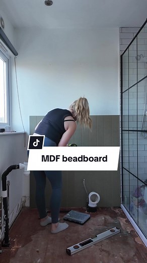 Easiest MDF Beadboard Panelling for DIY Projects