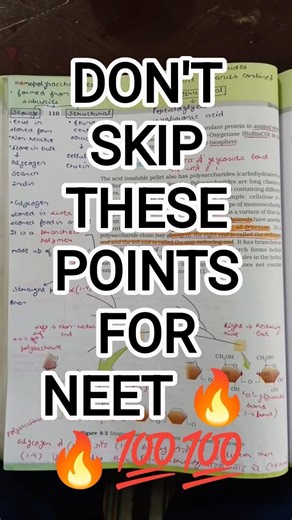 DON'T MISS THESE HIGHLIGHTED POINTS FOR NEET 🔥🔥 #biology #neet #aiims #doctor