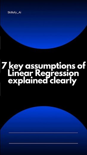Assumptions of Linear regression