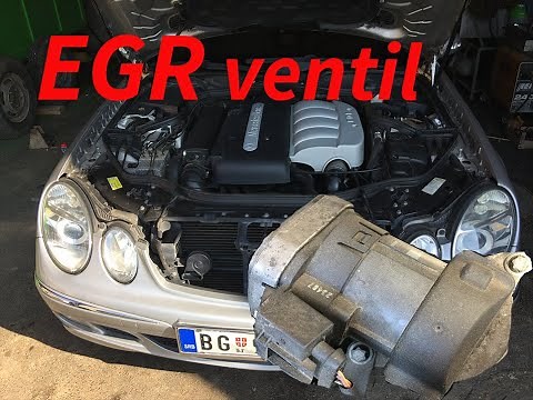 Mercedes E klasa w211 ciscenje EGR ventila (how to clean egr valve)...