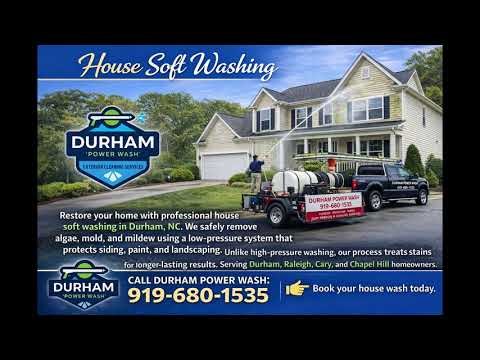 House Soft Washing in Raleigh-Durham, NC