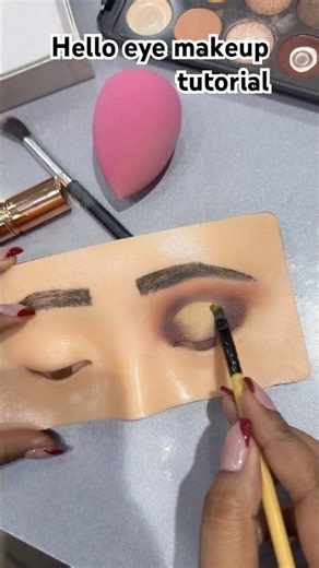 Hello eye makeup full tutorial #makeuptutorial #eyemakeup #eyeshadow