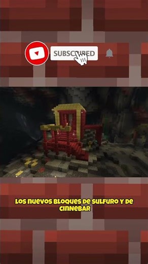 ¡NUEVO BIOMA EN MINECRAFT! 😱 Sulfur Caves, Bloques de Sulfuro y Cinabrio #mincraftlive