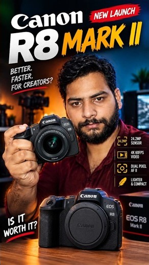 My first thoughts on the Canon R8 Mark II #canon #photography #tech