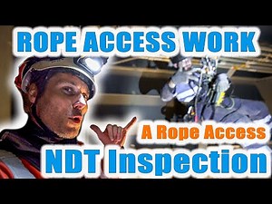 Rope Access In A Deep Dark Tank - Using All Rope Access Techniques